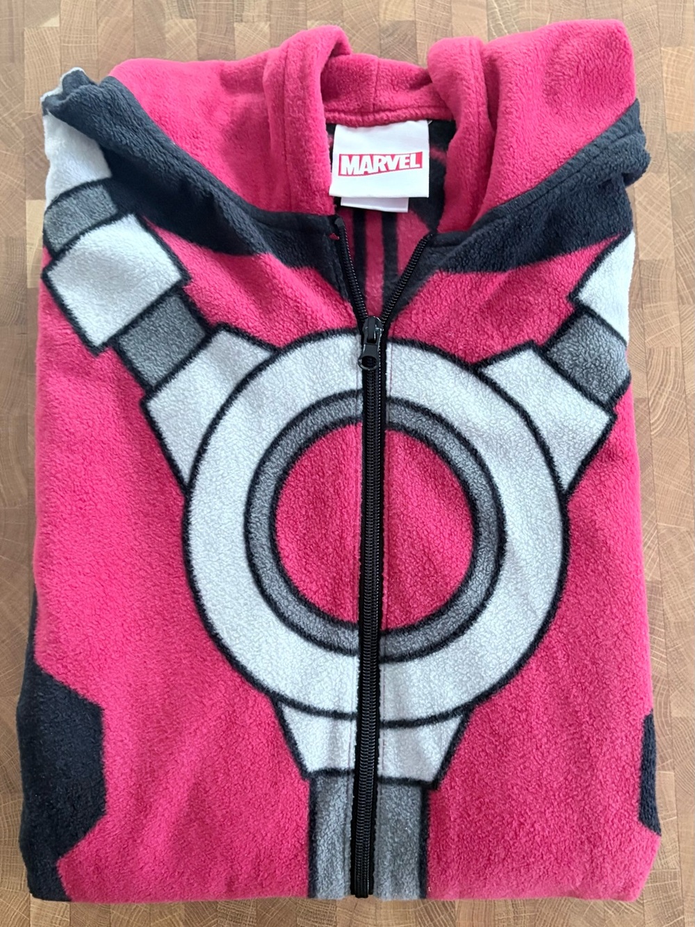 Marvel Deadpool onesie Fleece Zip-Up Hoodie